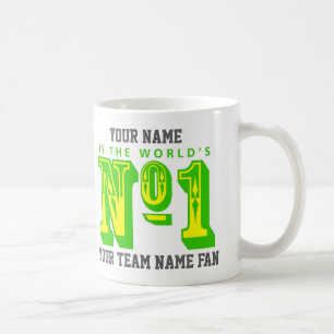 Nummer eins Fußballfan Kaffeetasse