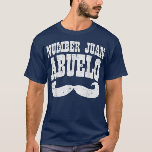 Nummer eins Juan Abuelo Spanischer Vatertag T-Shirt