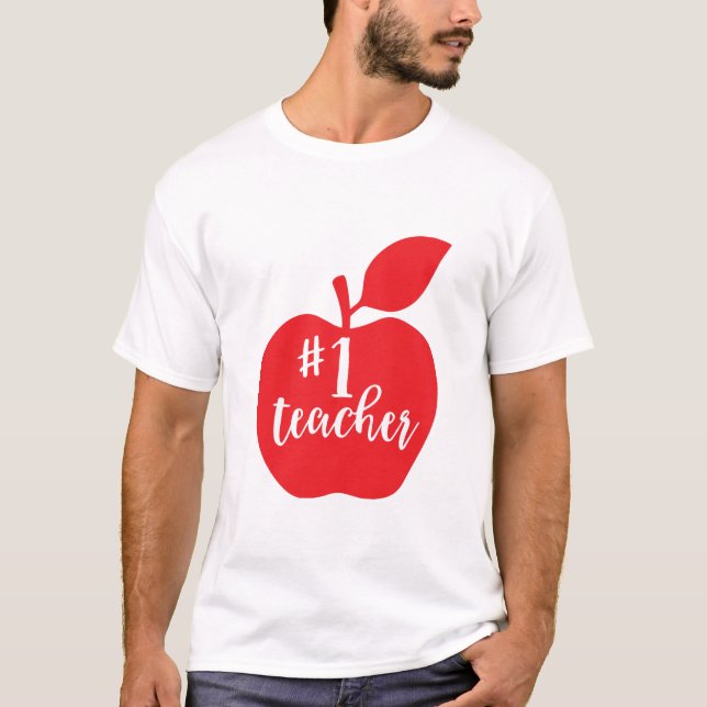 Nummer eins Lehrerappel T-Shirt (Vorderseite)