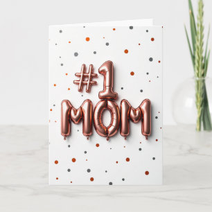 Nummer-Eins-Mama-Karte Karte