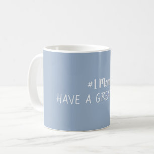 Nummer Eins Mama Schiefer Blau Grau Kaffeetasse