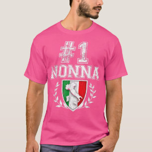 Nummer eins Nonna Italienische Großmutter T-Shirt