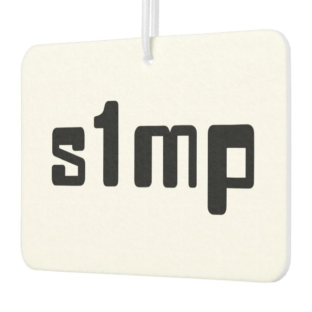 Nummer eins Simp Autolufterfrischer (Links)