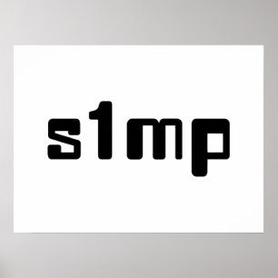 Nummer eins Simp Poster