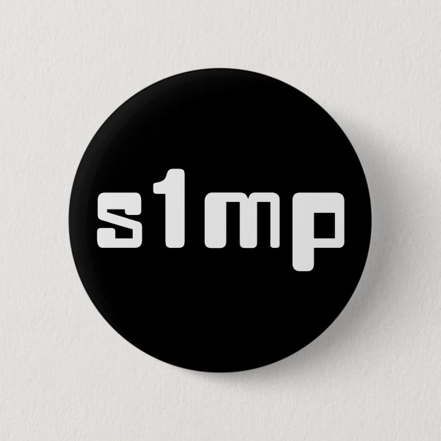 Nummer Eins-Simp-Taste Button (Vorderseite)
