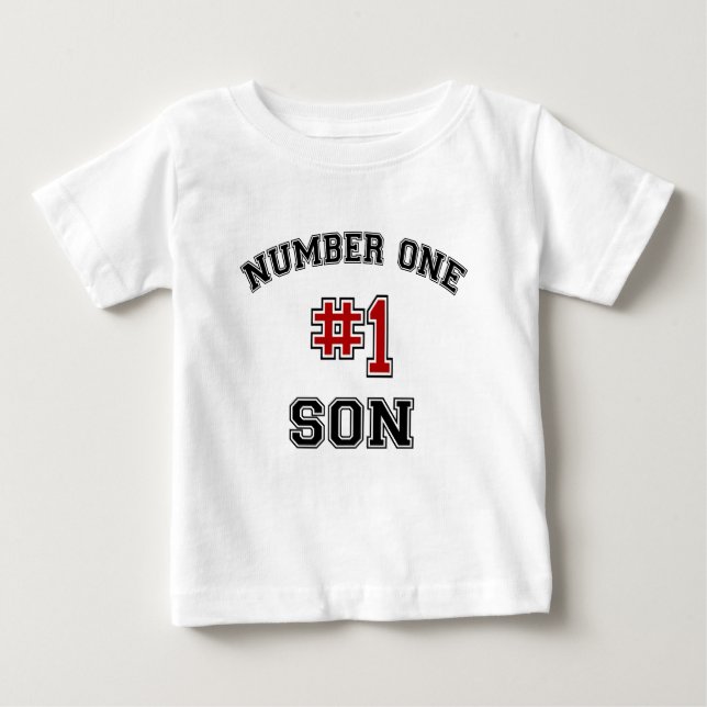 Nummer Eins Son Baby T-shirt (Vorderseite)