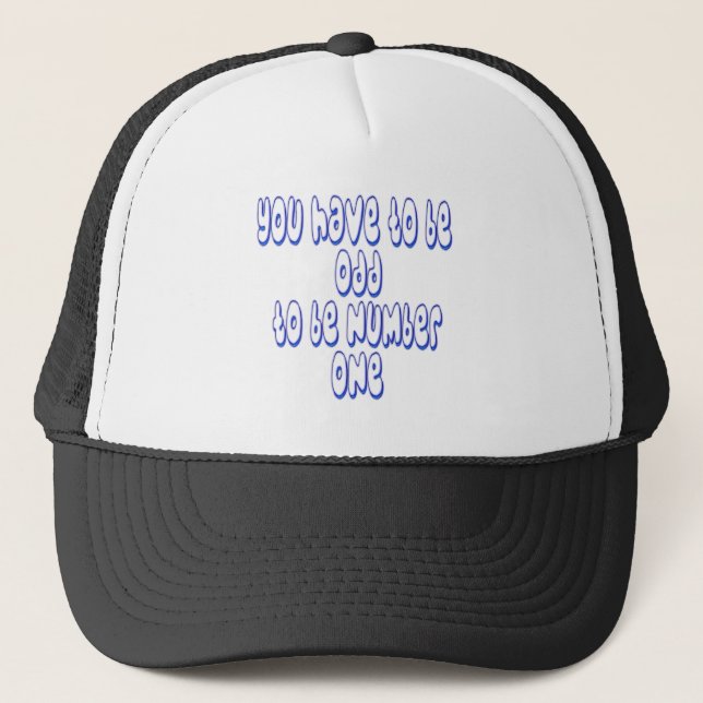 Nummer eins truckerkappe (Vorderseite)