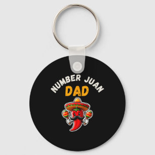 Nummer eins Vater Mexikanischer Vatertag Funny Pad Schlüsselanhänger