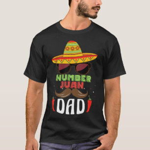 Nummer eins Vater Mexikanischer Vatertag Funny Pad T-Shirt