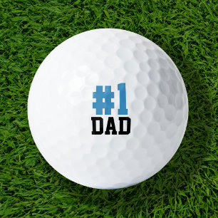 Nummer eins Vater Vatertag Geschenk Golfball