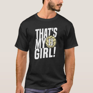 Nummer Elf Das ist mein Mädchen 11 Volleyball Mutt T-Shirt