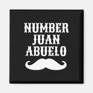 Nummer Juan Abuelo Spanisch Mexikanisch Beste Vate Magnet