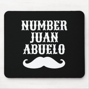 Nummer Juan Abuelo Spanisch Mexikanisch Beste Vate Mousepad