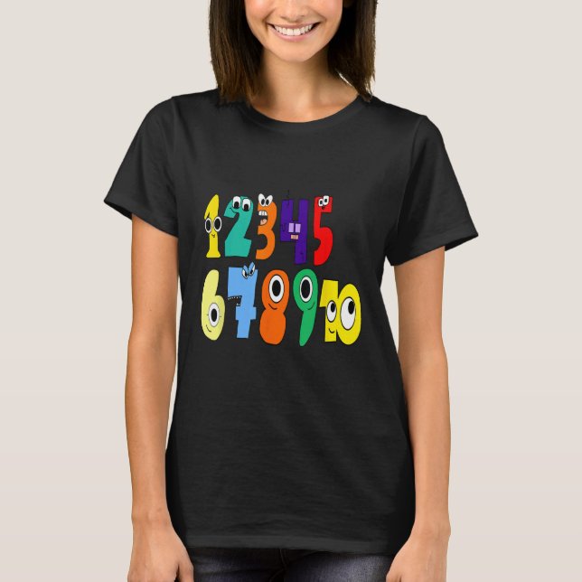 Nummer Lore 1-10 T-Shirt (Vorderseite)
