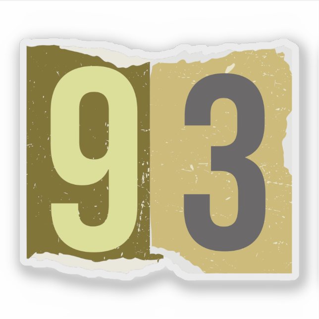 Nummer Magazin Lösegeld 93 Aufkleber (Vorderseite)