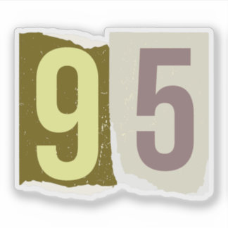 Nummer Magazin Lösegeld 95 Aufkleber