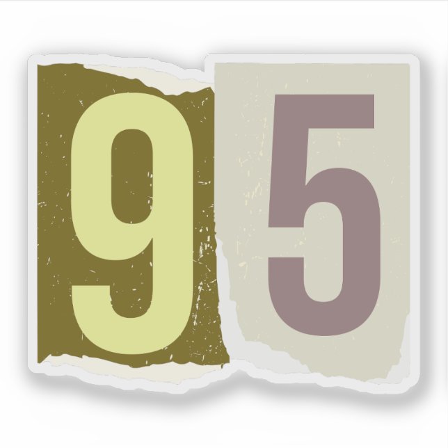 Nummer Magazin Lösegeld 95 Aufkleber (Vorderseite)
