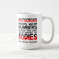 Nummer Motocross Dirt Bike Tasse Funny