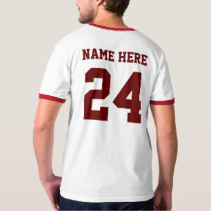 NUMMER NAME TYPOGRAPHY CUSTOM PERSONALISIEREN T-Shirt