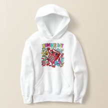 Nummer-Tag-Hoodie für Kinder UK Grundschule Mathe