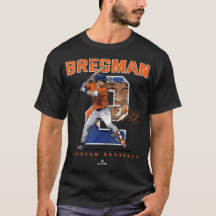 Nummer und Portrait Alex Bregman Houston MLBPA T-S T-Shirt