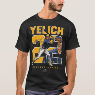 Nummer und Portrait Christlich Yelich Milwaukee ML T-Shirt