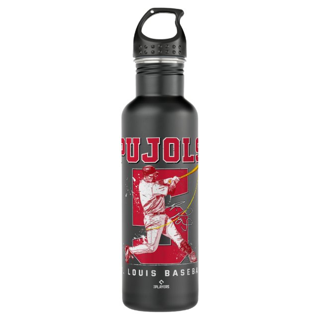 Nummer und Portrait Shohei Ohtani Los Angeles MLBP Edelstahlflasche (Vorderseite)