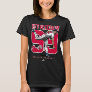 Nummer und Portrait Spencer Strider Atlanta MLBPA T-Shirt