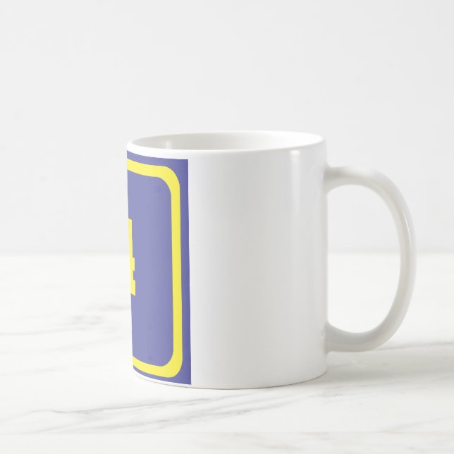 Nummer vier tasse (Rechts)
