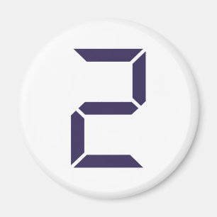 Nummer - Zwei - 2 Magnet