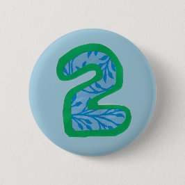 Nummer zwei-Knopf Button