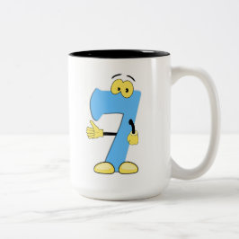 nummerierte Tasse