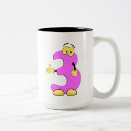 nummerierte Tasse