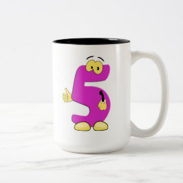 nummerierte Tasse
