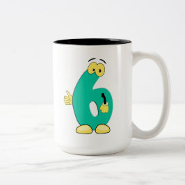 nummerierte Tasse