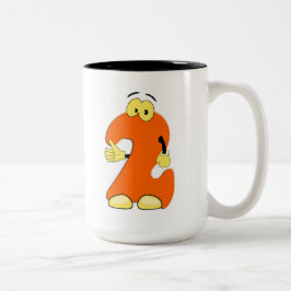 nummerierte Tasse