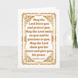Nummern 6:24-26 Karte