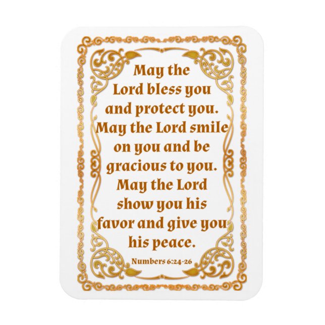 Nummern 6:24-26 Magnet (Vertikal)