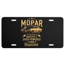 Nummernschild für Mopar