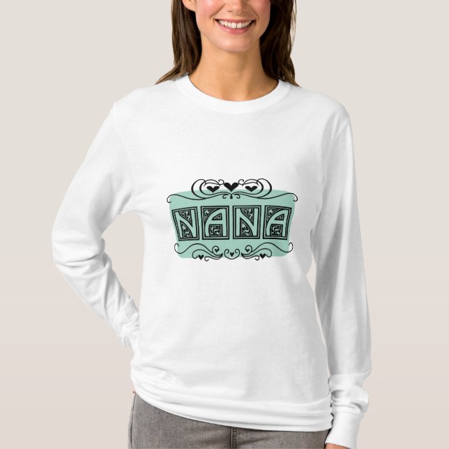 Nummernschild-Nana-T - Shirts und -geschenke (Vorderseite)