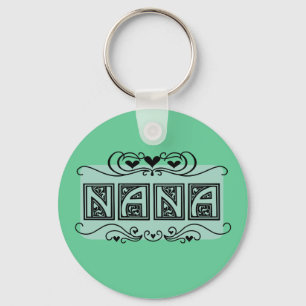 Nummernschild-Nana-T - Shirts und -geschenke Schlüsselanhänger