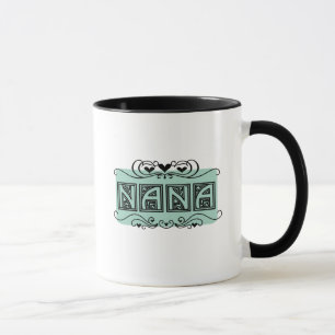 Nummernschild-Nana-T - Shirts und -geschenke Tasse