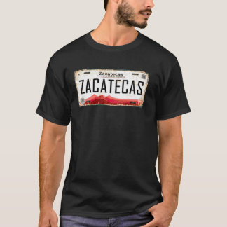 Nummernschild Zacatecas Mexiko T-Shirt