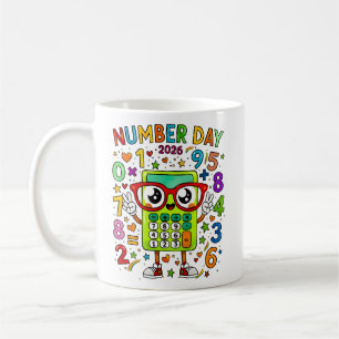 Nummerntag 2026 Süße Mathe-Rechner-Tasse Kaffeetasse