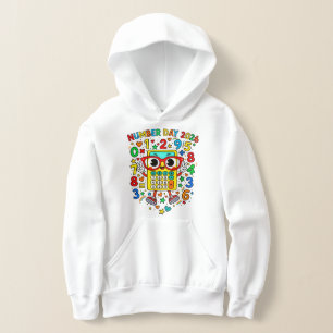 Nummerntag-Kinderhoodie Lustige Mathematik Zahle Hoodie