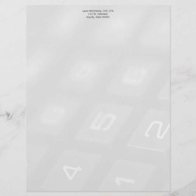 Nummerntasten auf dem Rechner (Vorderseite)