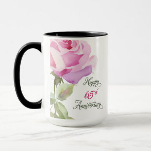 Nun 65. Jubiläum Schwester Katholisch Rosa Rose Tasse