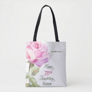 Nun 70th Anniversary Schwester Jubiläum Rosa Rose