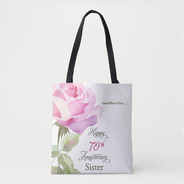 Nun 70th Anniversary Sister Jubilee Pink Rose (Vorderseite)