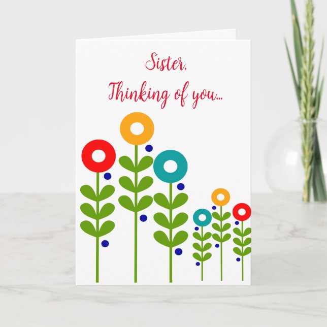 Nun denken Sie Karte (Vorderseite)